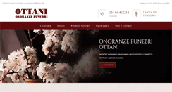 Desktop Screenshot of onoranzefunebriottani.com